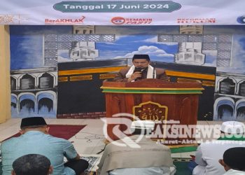 Peringati Hari Raya Idul Adha 1445 H, Pegawai Lapas Bareng WBP Lapas Warungkiara Laksanakan Sholat ldul Adha dan Potong Hewan Qurban