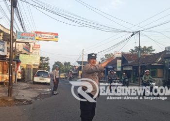 Polsek Lembursitu Berikan Pelayanan Prima Rutin Gatur Pagi