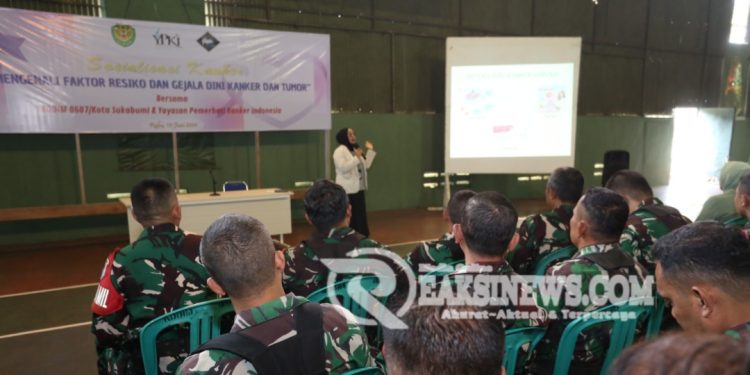 Sosialisasi Penyakit Kanker Dan Tumor Dari YPKI (Yayasan Pemerhati Kanker Indonesia) di Kodim 0607/ Kota Sukabumi