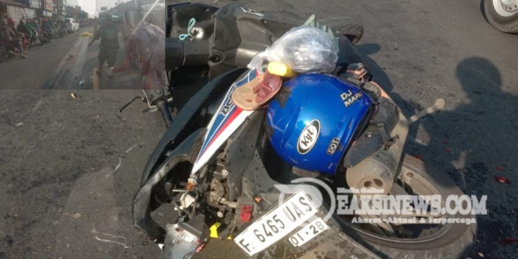 Kecelakaan Pengendara Motor, Seorang Wanita Tewas di Jalan Cicurug Sukabumi