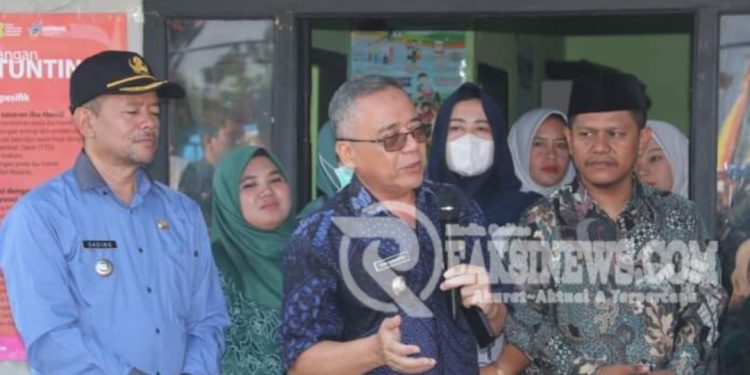 Intervensi Serentak Pencegahan Stunting, Wabup Menyongsong Visi Indonesia Emas 2045