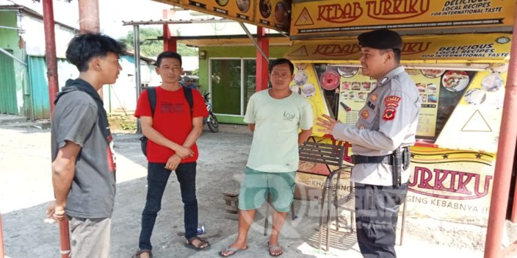 Unit Samapta Polsek Laksanakan Patroli Dialogis Siang Hari dan Berikan Imbauan Kamtibmas