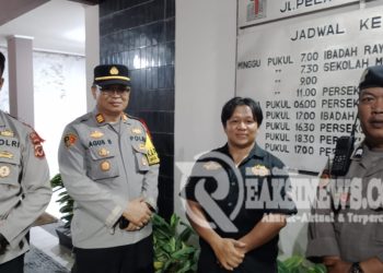 Ciptakan Keamanan, Polisi Rutin Pam Gereja Setiap Hari Minggu