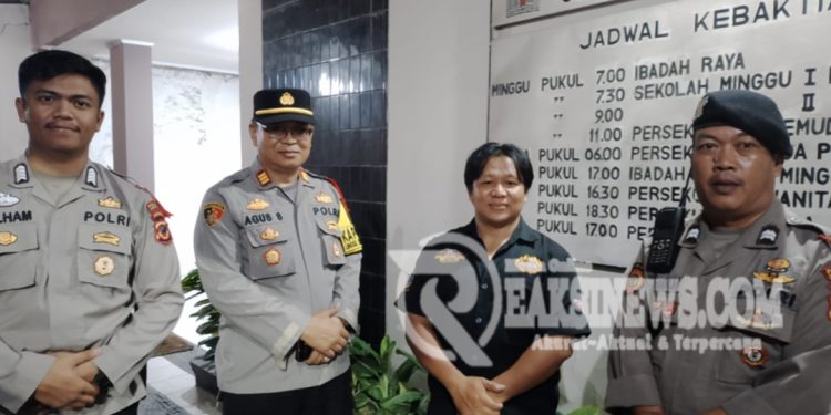 Ciptakan Keamanan, Polisi Rutin Pam Gereja Setiap Hari Minggu