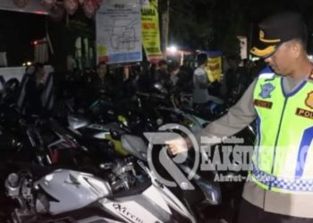 Operasi Gabungan Polres Garut Amankan Ratusan Botol Miras dan Knalpot Tidak Sesuai Spesifikasi