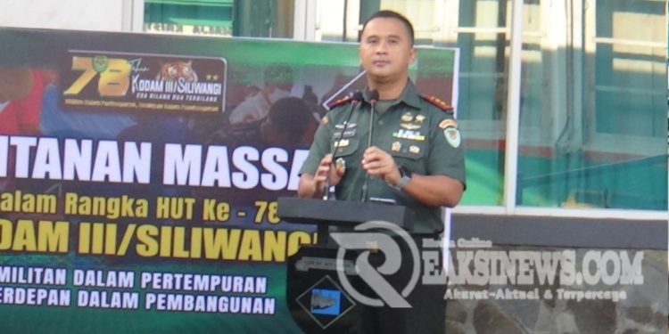 Kodim 0607/Kota Sukabumi Laksanakan Khitanan Massal Dalam Rangka HUT ke-78 Kodam III/ Siliwangi