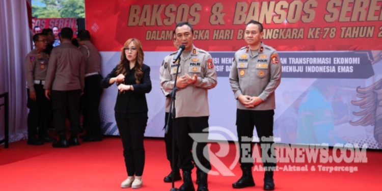 Kapolri Pimpin Pelepasan 315.718 Paket Sembako Sambut Hari Bhayangkara ke-78