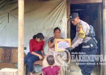 Giat Penyaluran Bansos Dalam Rangka Memperingati HUT Bhayangkara ke 78