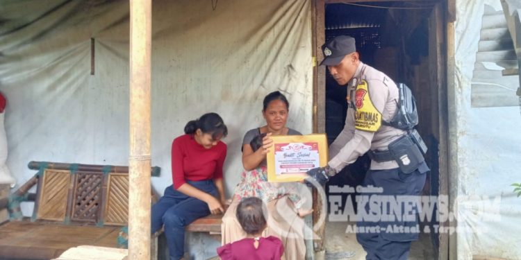 Giat Penyaluran Bansos Dalam Rangka Memperingati HUT Bhayangkara ke 78