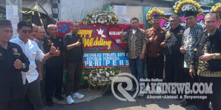 Pengurus Pewarta Kepolisian Sukabumi, Hadiri Acara Resepsi Pernikahan Keluarga Besar Anggota Pewarta Kepolisian