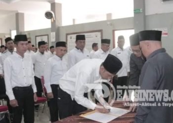 Camat Palabuhanratu Kukuhkan Perpanjangan Masa Keanggotaan BPD Tahun 2024