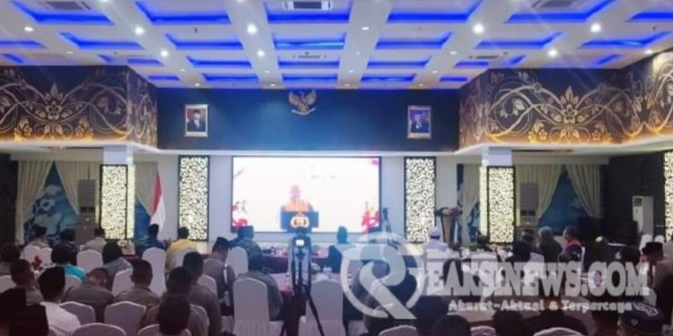 Polda Jabar melaksanakan Zoom Meeting Doa Lintas Agama pada Peringatan Hari Bhayangkara Ke-78 Tahun yang diselenggarakan oleh Mabes Polri