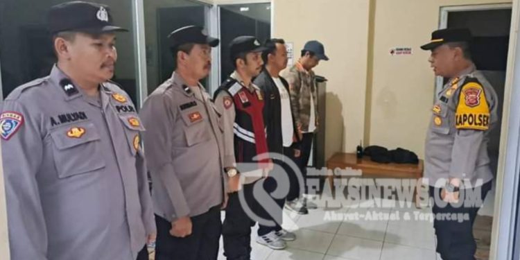 Kapolsek Citamiang Gelar Apel Pengamanan Kegiatan Hari Musik Keras Di Bumi Arsa Café Kecamatan Citamiang Kota Sukabumi