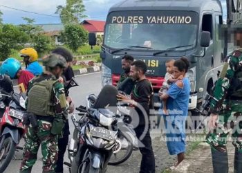 Marinir Sayang Papua, Satgas Yonif 6 Marinir Beri Rasa Aman Dan Nyaman Masyarakat Papua