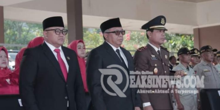 Bupati Ikuti Upacara Hut Ke- 78 Bhayangkara 2024, Tingkat Kab Sukabumi