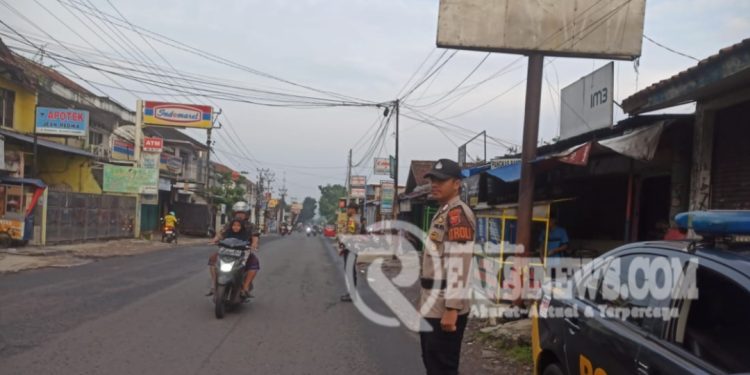 Pelayanan Prima Rutin Gatur Pagi Polsek Lembursitu