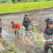 Dukung Ketersediaan Pangan di Perbatasan, Satgas Yonif 310/KK Bantu Petani Garap dan Tanami Lahan