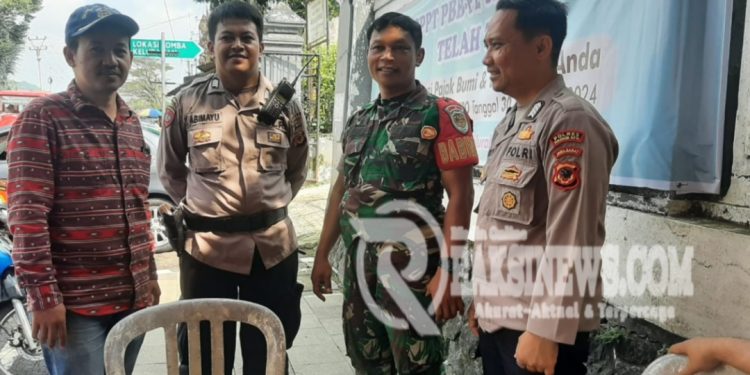 Sinergitas TNI POLRI Dialogis bersama Warga Masyarakat