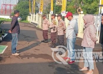 Polsek Citamiang Gelar Apel Pagi Sebagai Bentuk Kedisiplinan