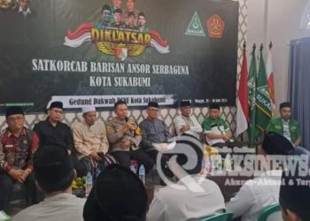 Ngariung Sareng Kapolsek Citamiang bersama Ketua PCNU Kota Sukabumi dan Barisan Anshor Serbaguna