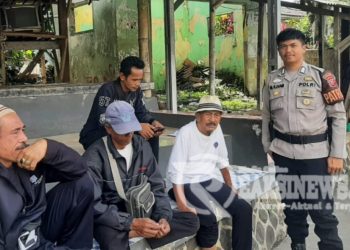 Sambang Pangkalan Ojek Polisi Beri Pesan Kamtibmas