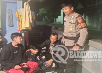 Patroli Malam Cegah Gangguan Kamtibmas di Wilayah Lembursitu