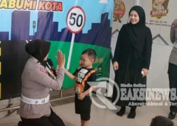 Ikuti Psa, Kelompok Petualang Cilik Sukabumi Main Bareng Polisi