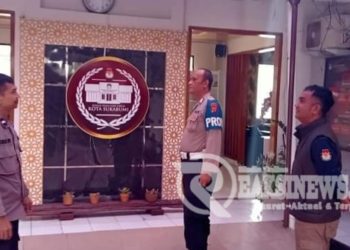 Guna menciptakan keamanan dan kondusif, Polsek Citamiang Patroli Dialogis, Kunjungi Kantor KPU Kota Sukabumi