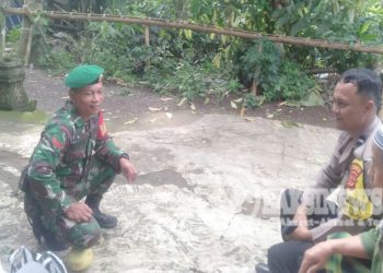 Sinergitas TNI-POLRI Sambangi Tokoh Masyarakat di Wilayah Binaannya