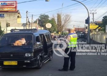 Wujudkan Kamtibcarlantas, Polsek Baros Efektifkan Personil Laksanakan Gatur pagi