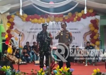 Tasyakur bi ni’mah MD Hayatul Islam Jayamekar. Sinergitas TNI-Polri Sebar Pesan Kamtibmas