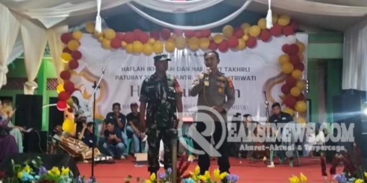 Tasyakur bi ni’mah MD Hayatul Islam Jayamekar. Sinergitas TNI-Polri Sebar Pesan Kamtibmas