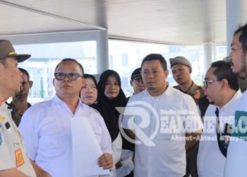 Sebelum Diserahterimakan, Disperkim Jabar Monev Pembangunan Alun Alun Gado Bangkong