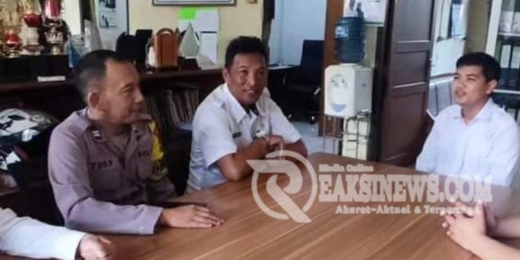 Silaturahmi kamtibmas, Bhabinkamtibmas Sambangi Staf Kelurahan Bangun Pelayanan kepada Masyarakat