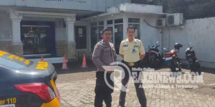 Giatkan Patroli Obyek Vital, Polsek Baros Laksanakan Diteksi Dini Antisipasi Gangguan Kamtibmas