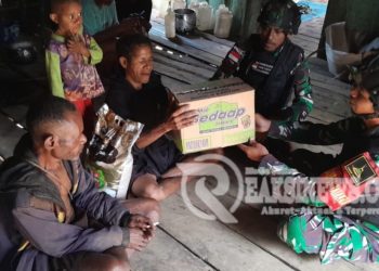 Satgas Yonif 310/KK Terus Galakan Program Keluarga Asuh Di Perbatasan