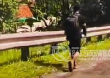 Polri Beri Tumpangan Pejalan Kaki di Tol Pubaleunyi