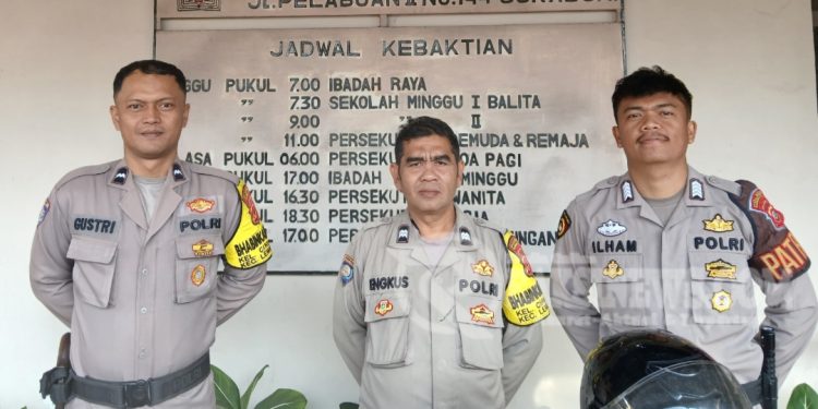 Polisi Rutin Ciptakan Keamanan, Pam Gereja Setiap Hari Minggu