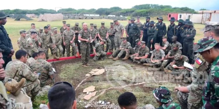 Korps Marinir TNI AL Berkolaborasi dengan Tiga Negara Dalam Merebut dan Menguasai Kota Kecil di Hawai