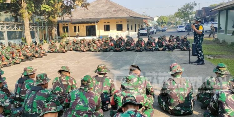 Asah Kemampuan Prajurit, Kodim 0607/Kota Sukabumi Gelar Latnister