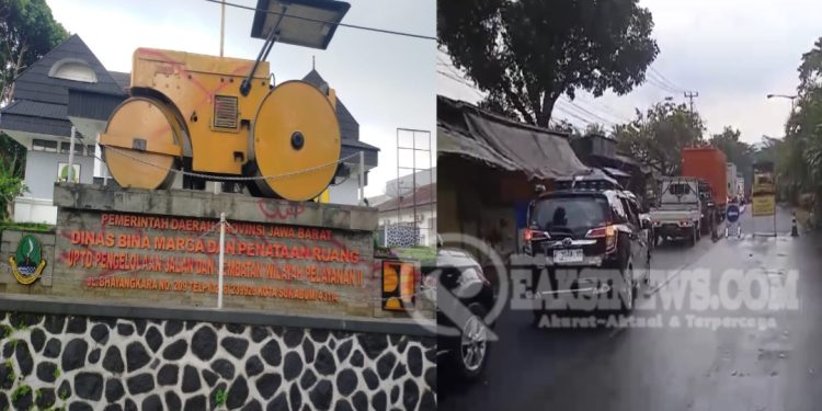 Parah ! Proyek Pengaspalan Jalan Lingsel Diduga Dinas BM Prov Jabar Wilayah, II Main Mata dengan Pengusaha Nakalnya