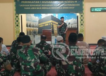 Peringatan 1 Muharram 1446 H/ 2024 M Kodim 0607/ Kota Sukabumi Gelar Doa Bersama