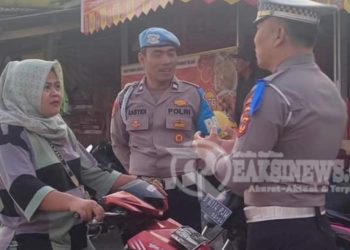 Ops. Patuh Lodaya 2024. Polsek baros laksanakan Dikmas lantas Kepada ojeg pangkalan