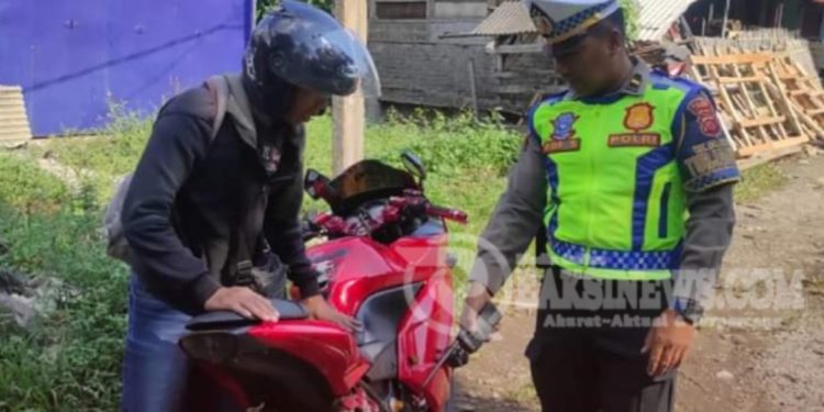 Operasi Patuh Lodaya, Polres Garut Berikan Teguran Kepada Ratusan Pelanggar