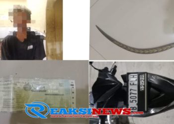 Anggota Babinsa Koramil 0621-07 Dan Bersama Masyarakat Menangkap Begal Motor Yang Meresahkan di Desa Sinar Galih Jonggol Kab. Bogor