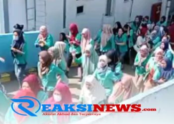 Heboh.! Ribuan Karyawan Berhamburan Keluar Gedung Pabrik Youngjin, Akibat Kesurupan Massal