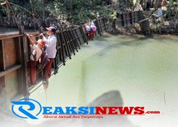 Pelajar dan Guru di Sukabumi, Bergelantungan di Rangka Jembatan Gantung, Inilah Kisahnya