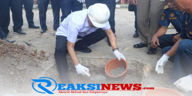 Peletakan Batu Pertama Pembangunan Gedung Kantor Unit Penyelenggara Pelabuhan (UPP) Kelas III