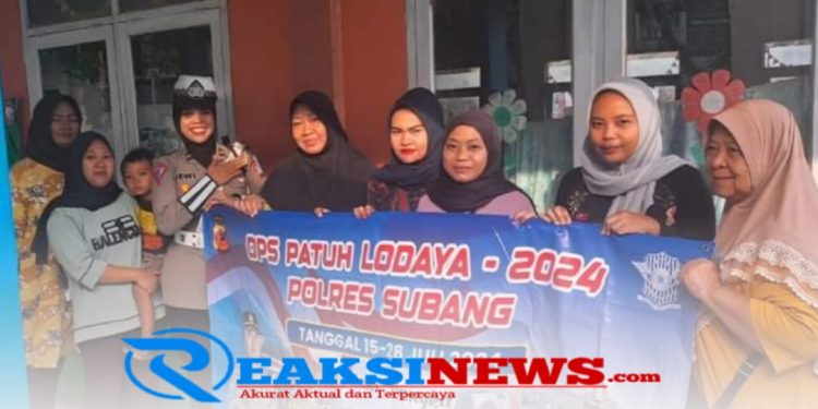 Ops Patuh Lodaya 2024, Polres Subang Kembali Sosialisasikan Tertib Berlalu Lintas Kepada Orang Tua Siswa Pelajar SD