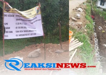 Warga Menduga Anggaran Proyek TPT dan Jaling di Desa Cikahuripan, Tak Diterpakan Semuanya